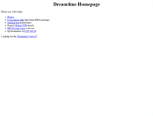 Tablet Screenshot of dreamtime.org