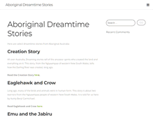 Tablet Screenshot of dreamtime.net.au